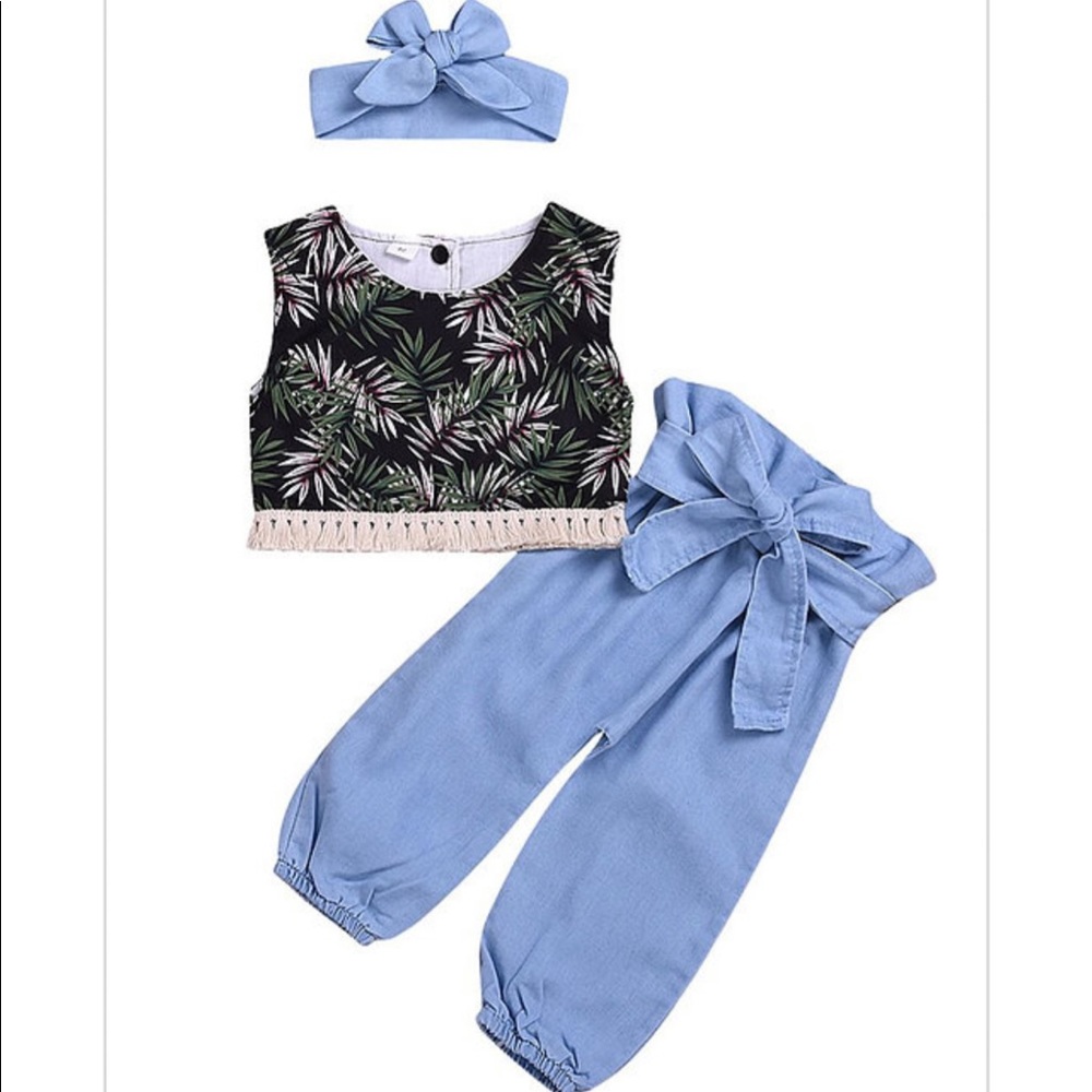 3 Piece Tropical Girls Set